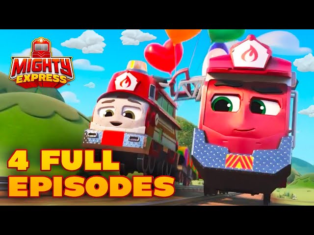 4 FULL EPISODES! 🚂 Mighty Express SEASON 3! 🚂 - Mighty Express Official class=