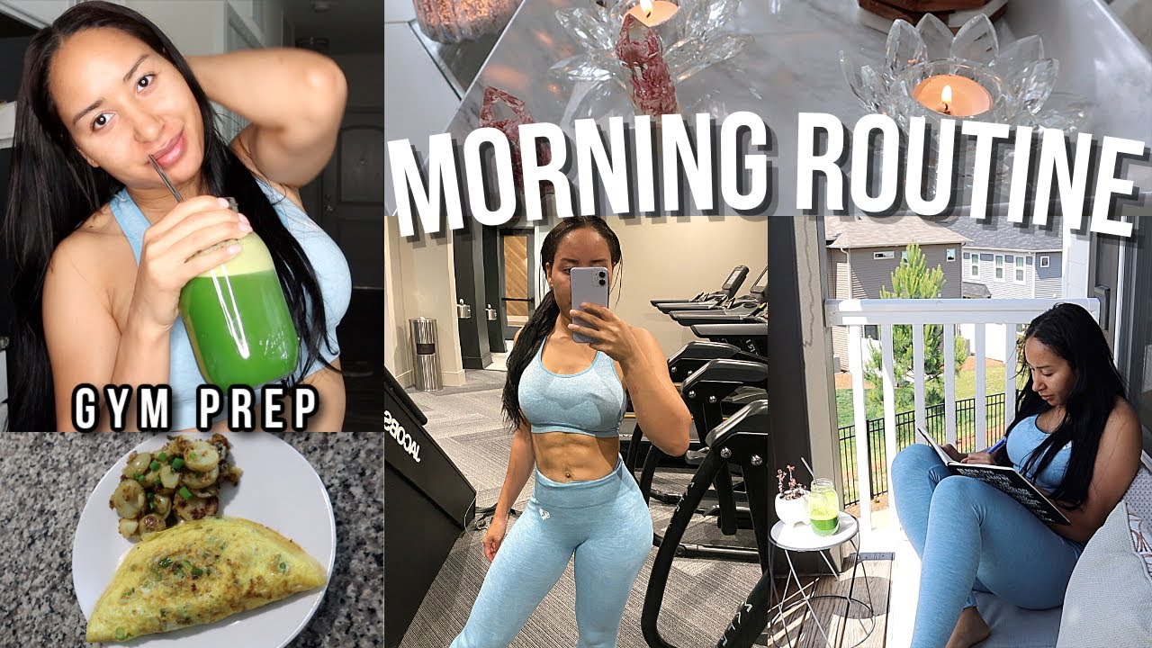 MORNING ROUTINE GYM PREP PRE WORKOUT MEAL YouTube