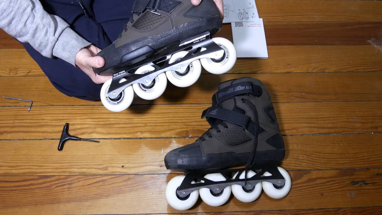 rollerblade metroblade gm erster eindruck youtube