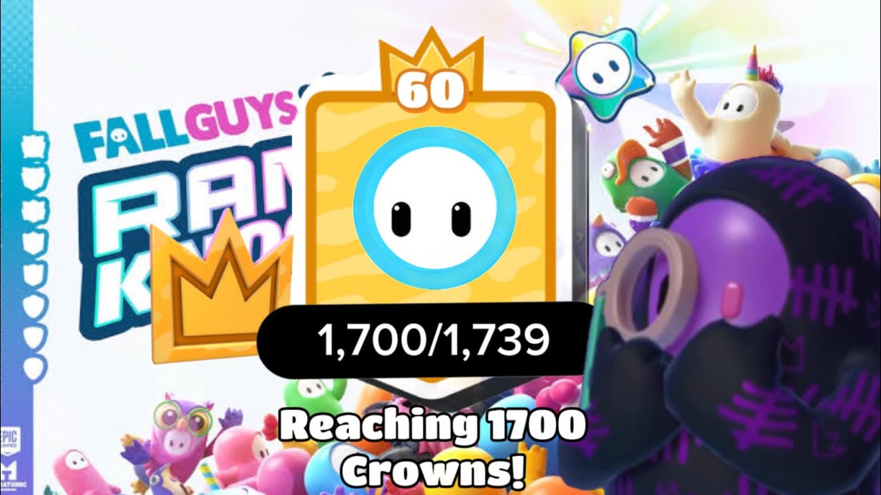 Reaching 1700 CROWNS in FALL GUYS