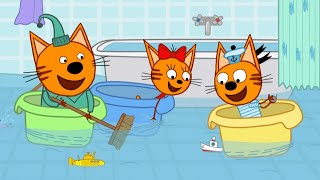 Три кота | Серия 129 | Морские игры | Мультфильмы для детей 🐳🌊🐬