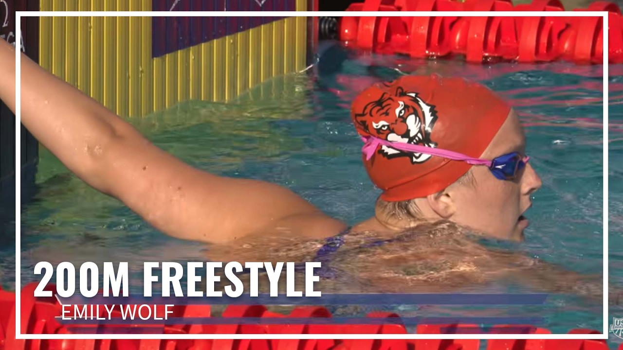 Emily Wolf Pulls Ahead to Win 200M Freestyle| 2026 Speedo Junior Nationals