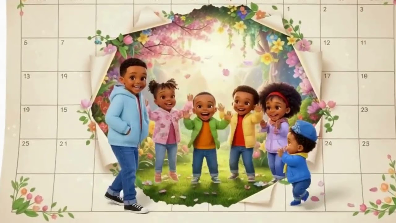 Months of the Year Song for Kids 🎶 | Learn the Months with Kingdom Kin Collective