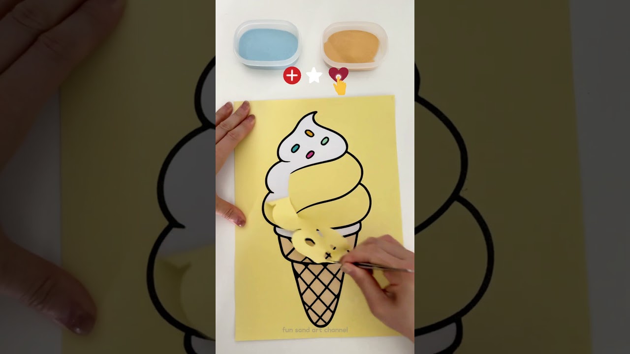 This Ice Cream Is Made of Sand?! 🍦✨ | Satisfying & Sweet Art