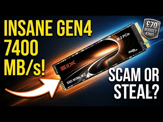 I Thought I Was SCAMMED! SIX X7400 Pro PCIe Gen4 7422MBPS NVME