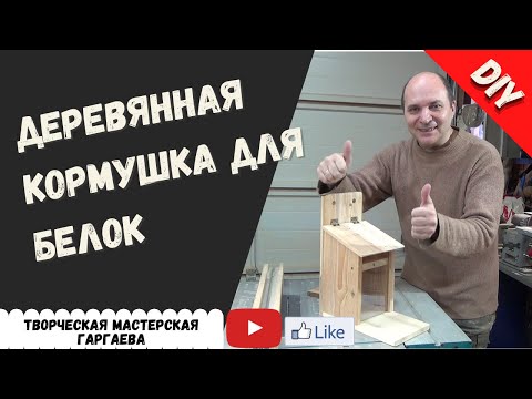 Кормушка для белок своими руками