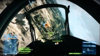 Insane JET PARACHUTE ROADKILL in Battlefield 3!!!