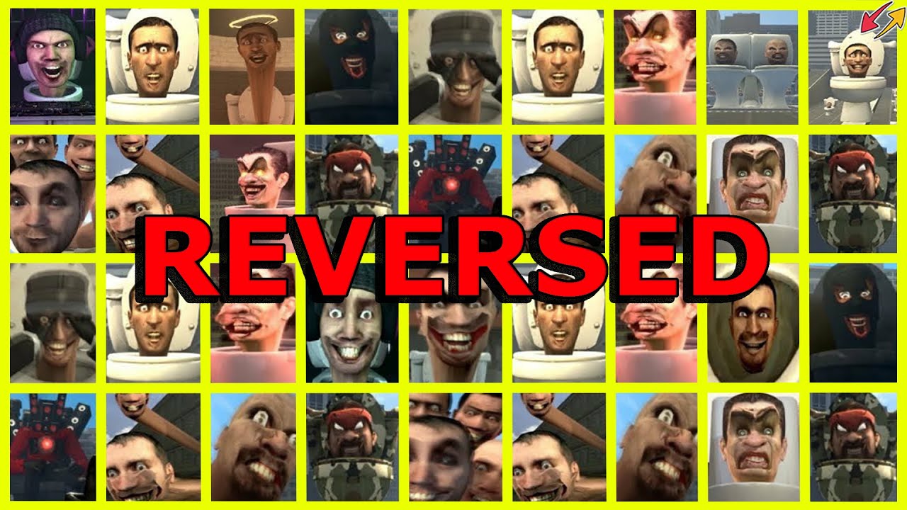 Skibidi Toilet 1 31 ALL Seasons REVERSED