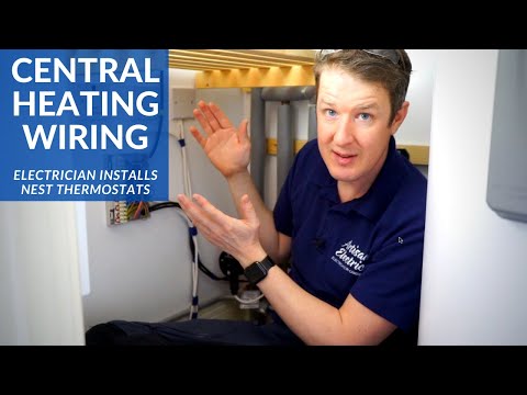 Tackling Central Heating Wiring - Google Nest Thermostat Installation - Electrician Life