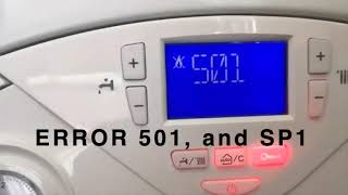 ARISTON ERROR 501 S01 ERR SP1 SP2 SP3   SENZA GAS