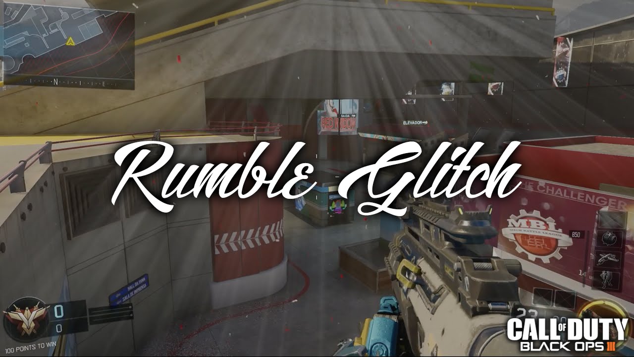 BO3: ON TOP OF MAP GLITCH - RUMBLE (DLC 3 DESCENT)