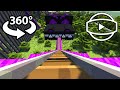 DRAGON ROLLER COASTER 360° Video - Minecraft VR