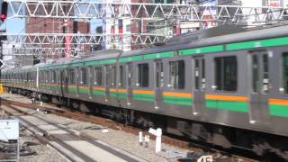 【併結試運転】JR E231系1000番台(U589)+E233系3000番台(U234) 試運転 新宿入線