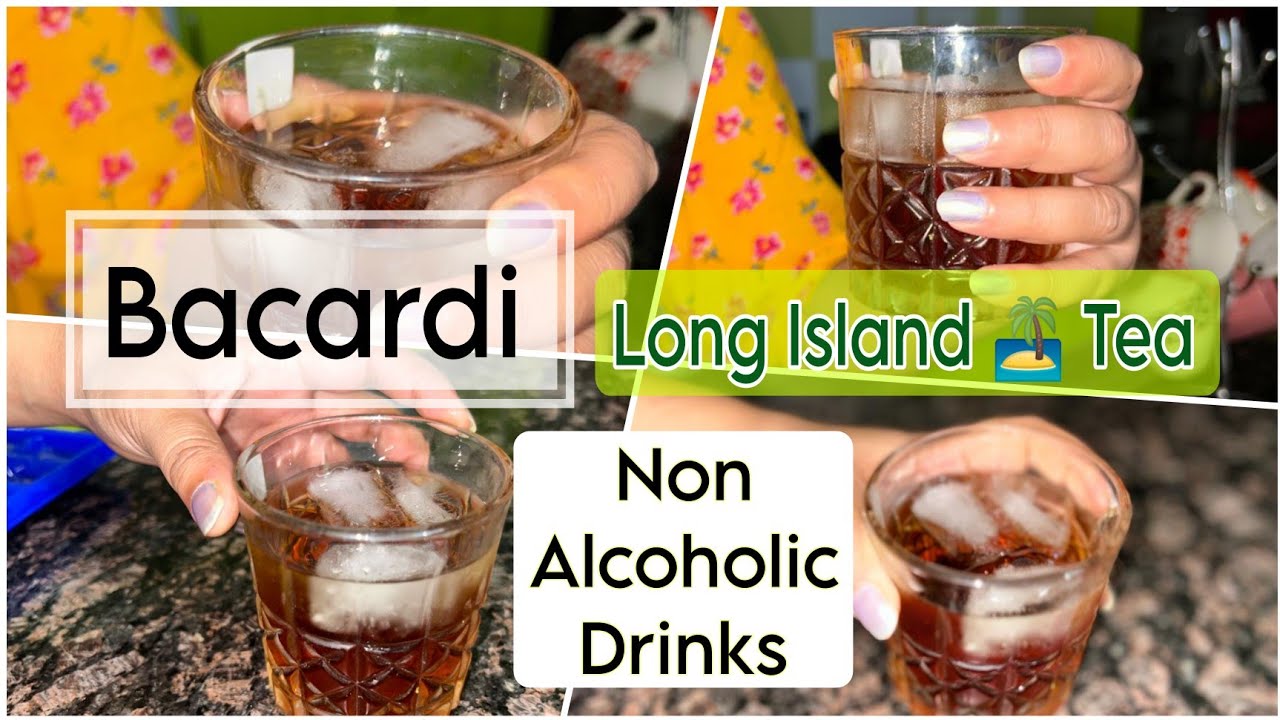 Bacardi Mixer Non Alcoholic Long Island tea🥃 Making Best Non