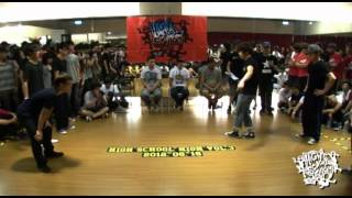 Popping Best8-2 西松 vs 內工3 | 20120616 High School High Vol.3