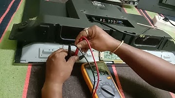 Micromax LED TV fault finding backlight issue