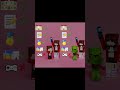 JJ vs Mikey🤣 #minecraft #animation #maizen #shorts