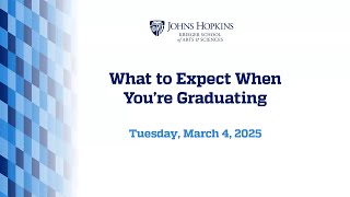 What To Expect When Youre Graduating! - 2025 Edition