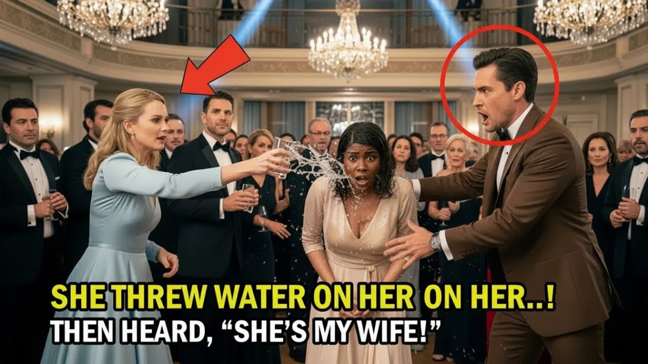 The Elite Brand Owner Mocked Her and Threw Water On Her — Until the Billionaire Said, “She’s My