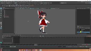 Reimu Rig Walking Animation