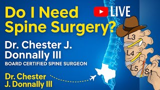 LIVE: Do I Need Spine Surgery (Q&A)