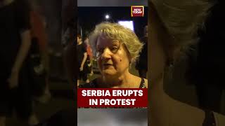 Tensions rise in Serbia as protesters clash with police on the streets of Belgrade