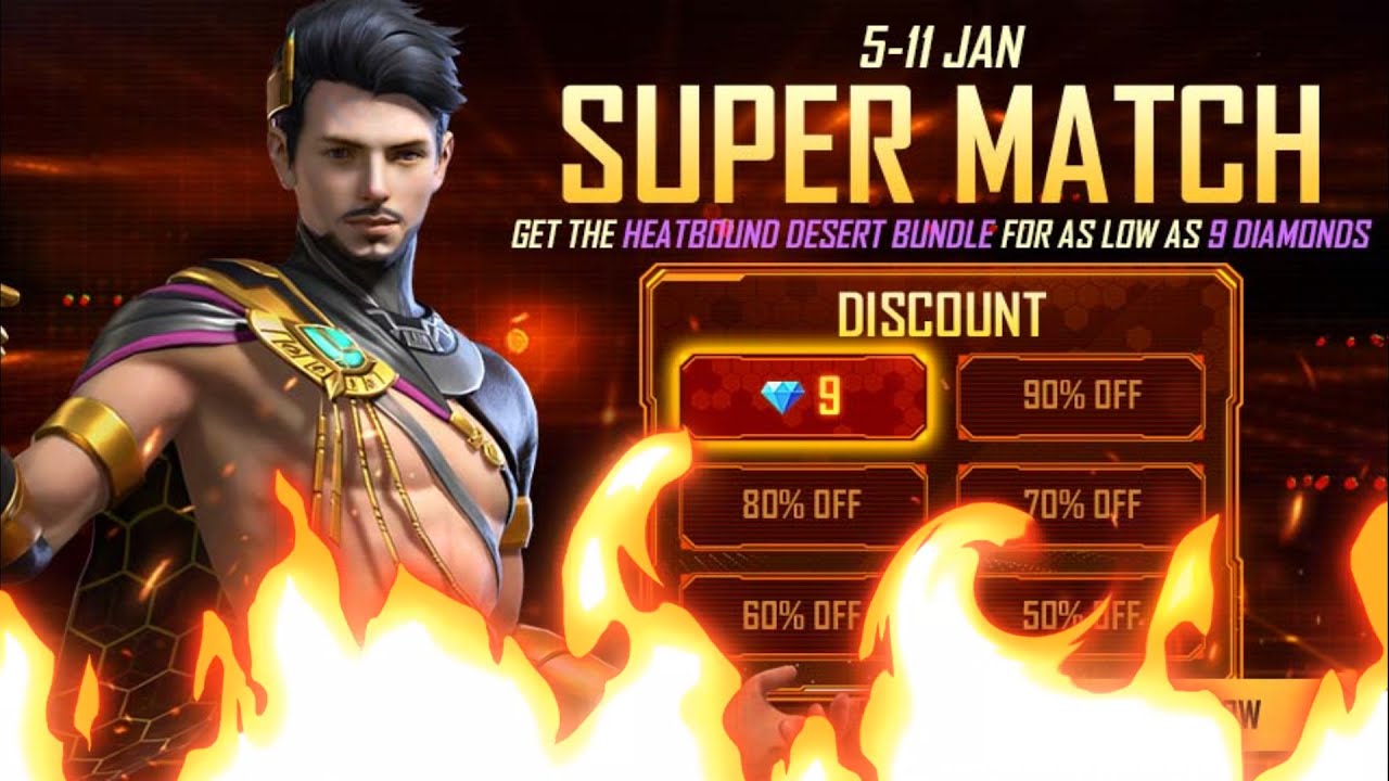 FREE FIRE NEW EVENT | SUPER MATCH | 9 DIAMOND OFFER