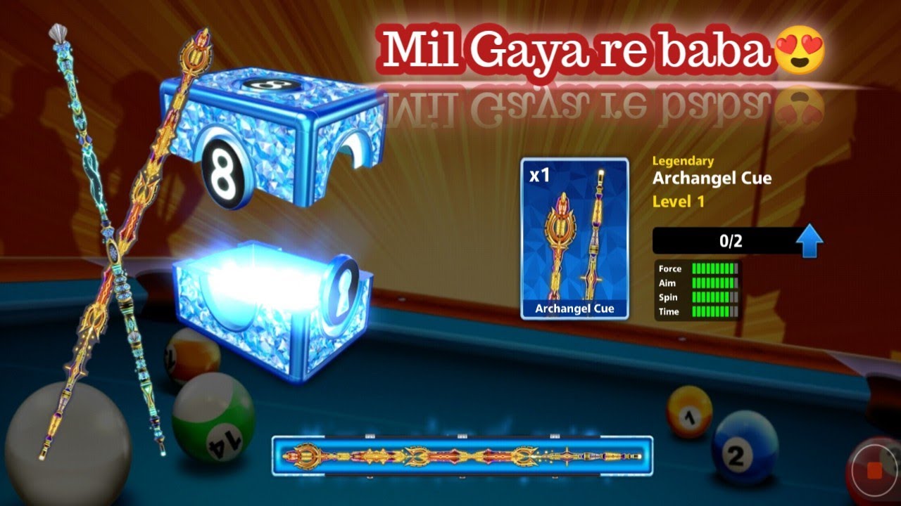 || Legendary Boxes Opening 😍 || 8 Ball Pool || Archangel + Atlantis cue 😍 ||