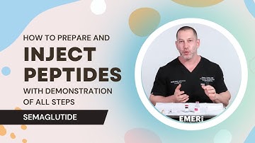 HOW TO PREPARE AND INJECT PEPTIDES WITH DEMONSTRATION OF ALL STEPS | SEMAGLUTIDE | Dr. Jason Emer