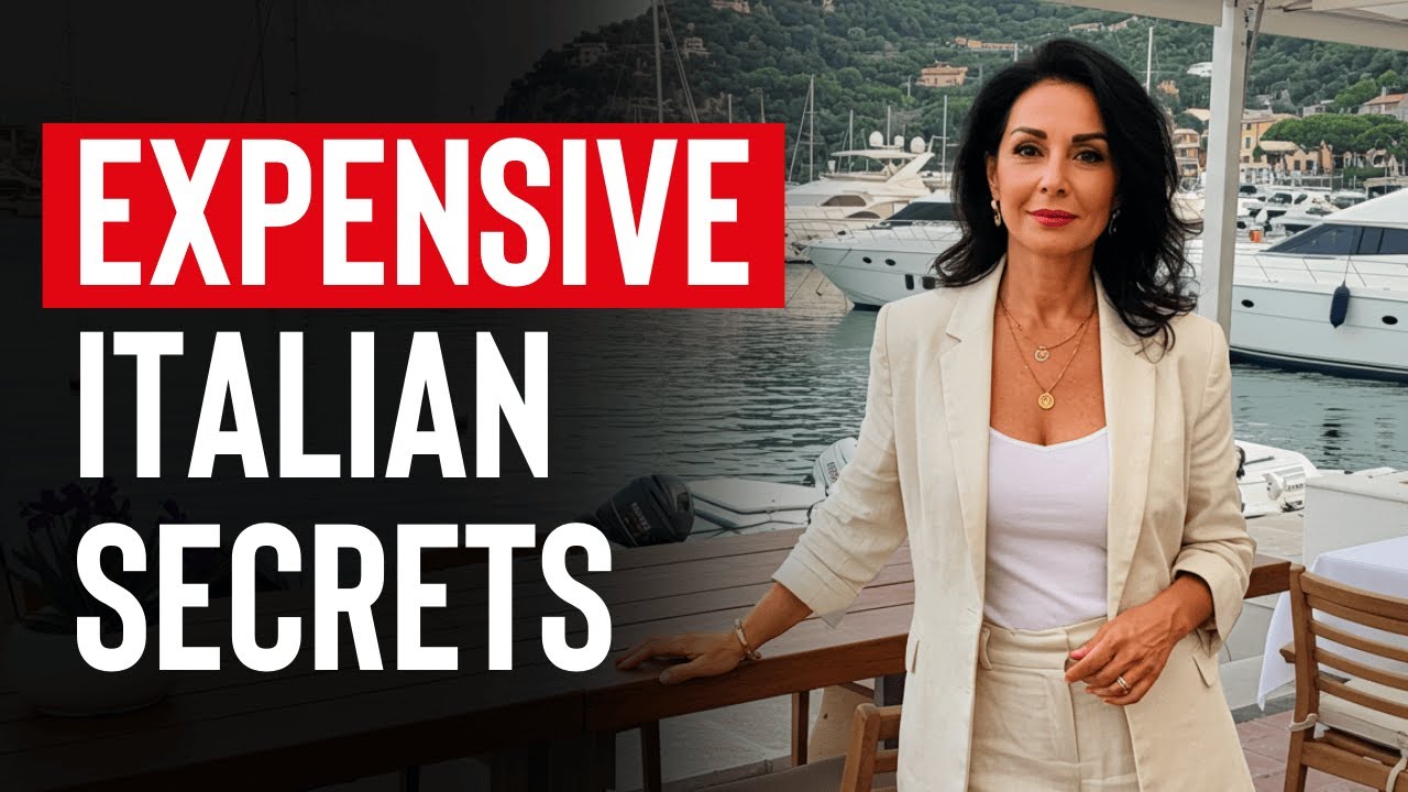 Secrets to How ITALIAN Women 50+ Look So EXPENSIVE