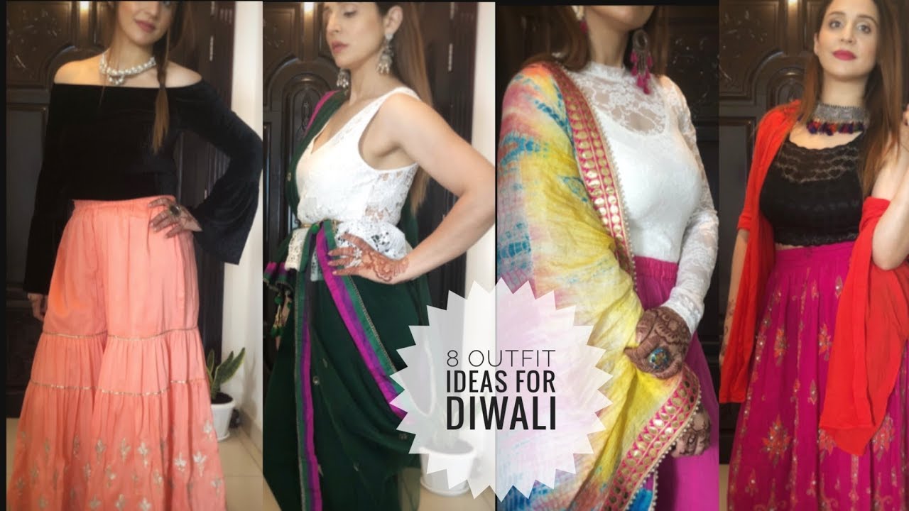 indo western diwali dress