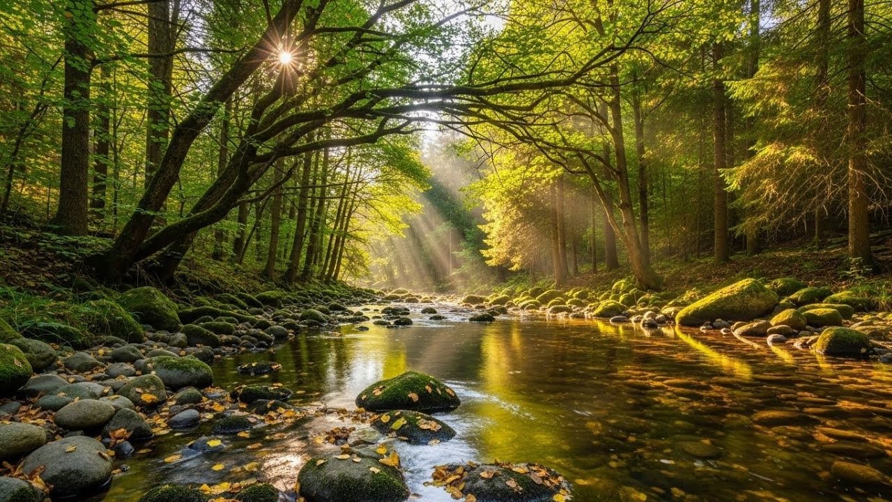 River Ambience 🌿 Soothing Flowing Water Sounds for Meditation and Deep Sleep #399