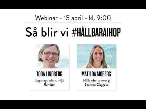 Webinar: Vilken hållbarhetscertifiering – och varför?