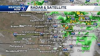 Isolated severe weather possible Monday afternoon, evening