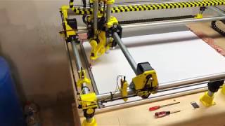 First Test of the MPCNC Needle Cutter