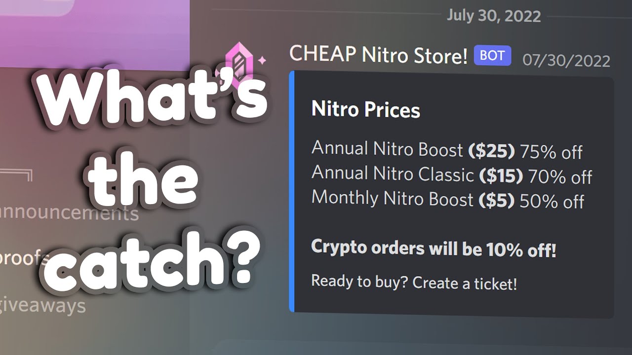  Discord Nitro 12-Month Subscription Gift Card [Digital Code] :  Everything Else