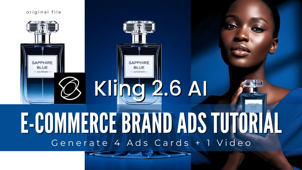 [Full Tutorial] AI Brand Design for Amazon Beauty | Kling 2.6 Workflow to Achieve 100% Consistency