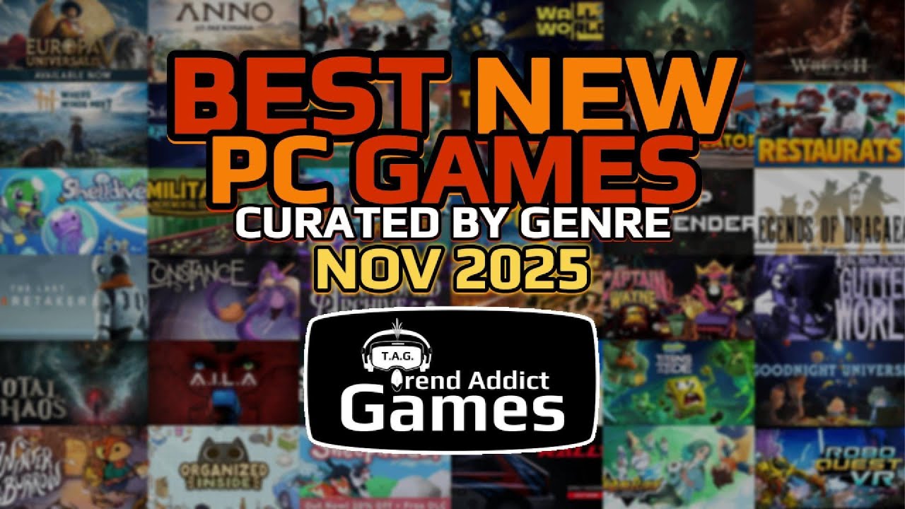 Best New PC Games November 2025 | Top Strategy, RPG, Simulation, Incremental, Action & More Releases