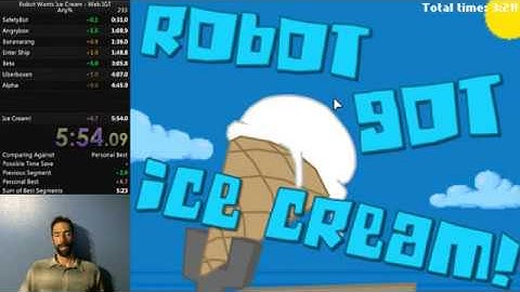 Robot Wants Ice Cream speedrun - Web version In Game Time (IGT)