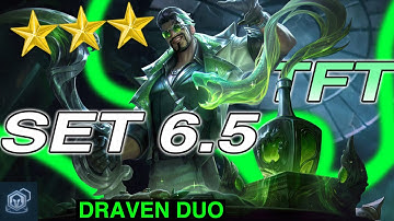 GOLD DRAVEN⭐⭐⭐| Teamfight Tactics SET 6.5 PBE | Double Trouble Augment