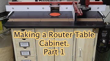 Building a Router Table Cabinet Part 1