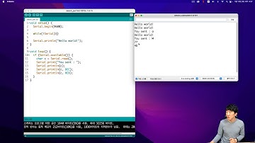 Serial communication using Arduino