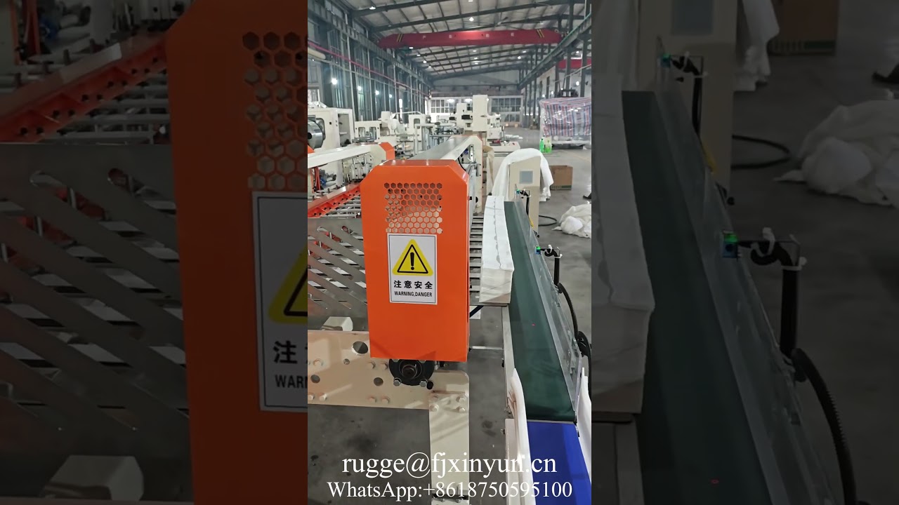 Automatic transferring facial tissue making machine production line for Peru