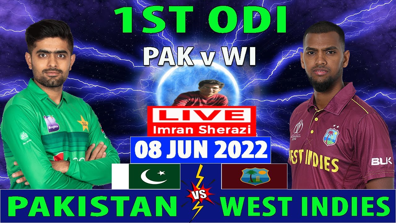 PAK vs WI Pakistan vs West Indies 1st ODI Match Live Scorecard Updates Cricket Info Live