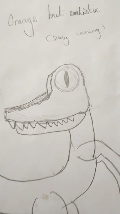 NEW ART ALERT!!! +orange realistic rainbow friends+! - YouTube