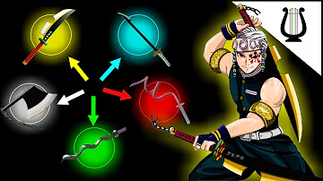 ¿De qué mineral es la espada de Tanjiro?