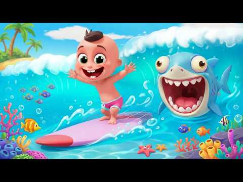 Baby Shark in Polish! 🦈 Educational Songs & Playtime with Baby Berry! 🎵﻿