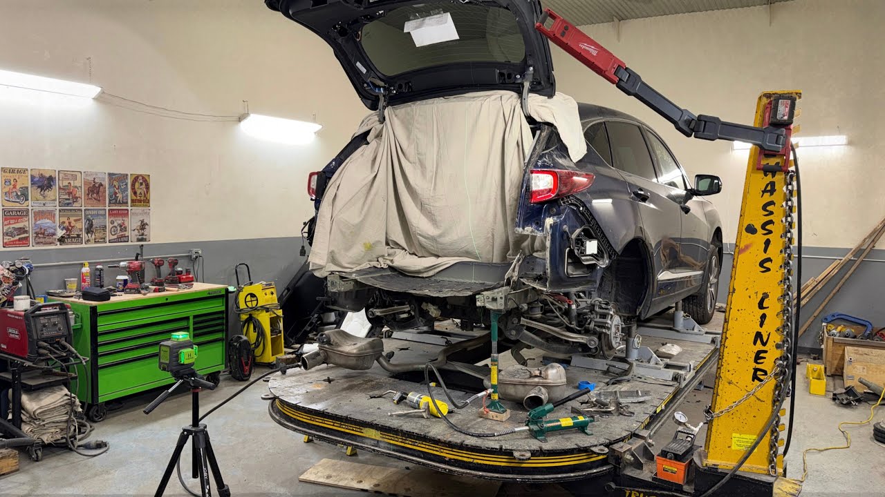 This Acura RDX Took a Hard Hit... I Fixed It.