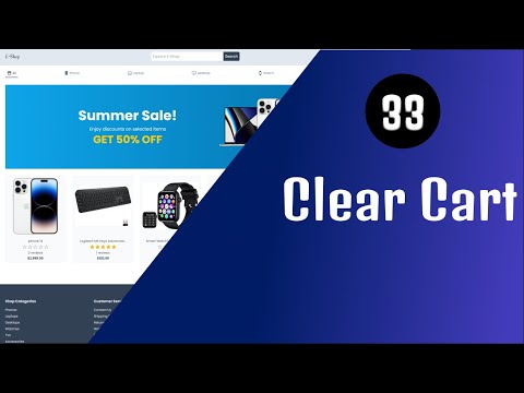 Next13 Fullstack E-Commerce 🛒 - 33 Clear Cart | React.js & Typescript 🔥
