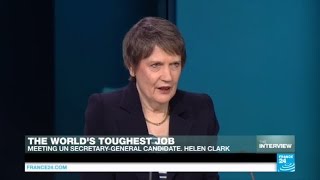 Helen Clark: "Women of my generation are used to crashing through glass ceilings"